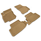 SEAT Toledo 2006-2012 4.5D Oto Paspas - Havuzlu Paspas Bej