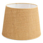 Levaillant Konik Jüt Abajur Şapka – Doğal El Yapımı, 45 cm Çap