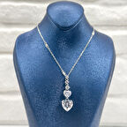 Tria Model Kalp Gümüş Kolye