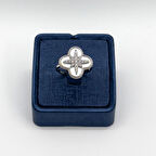 Sedef Taşlı Kuzey Yıldızı Gümüş Yüzük