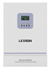 Lexron 24 V 4.2 KW Mppt 90-500V DC Input Yüksek Voltaj Tam Sinüs Akıllı İnverter