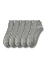 Kadın Gri Pamuklu Patik Çorap 5’li Paket