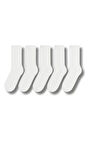 Kadın Beyaz Pamuklu Soket Çorap 5’li Paket