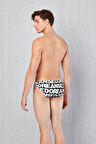 Doreanse Yazılı Baskılı Erkek Slip 1236