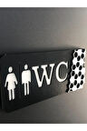 Dekoratif Wc Yönlendirme Tabelası