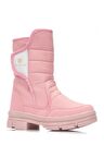 Günlük Içi Termal Kaydırmaz Taban Cırtlı Pembe Kadın Kar Botu