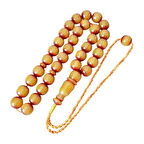 Osmanlı Benzetme Sıkma Kehribar Tesbih Lt1219