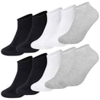 Anthony Jackson 10'lu Kutu BAMBU Premium Dikişsiz Bay - Bayan Sneaker Çorap (FRANKO, 43-46)