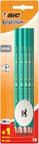 BIC Evolution HB Kurşun Kalem ve Silgi Seti, 10 HB Uçlu Kurşun Kalem ve 1 Silgi