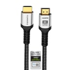 YUMIKRA Ultra Sertifikalı HDMI 2.1 Kablo, 8K@60Hz, 4K@240Hz, 48 Gbit/s, HDMI Sertifikalı - 1.5 Metre