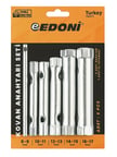 Edoni Kovan Anahtar Seti, 6 Parça, Ergonomik El Tutamağı, Dayanıklı Çelik Malzeme