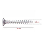 Sunta Vidası 5,0x30 Çinko 50 Adet