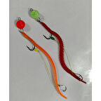 LRF At-Çek Avcı Silikonu ( 11 CM ) Hırsızlı Hazır - 2 Adet