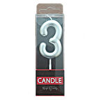 Pasta Mumu - Gümüş - 3 Rakamı