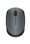 Logitech M170 Kablosuz Optik Mouse, Kullanışlı Ve Hızlı M170 - Gri - Siyah M170
