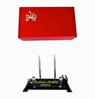 Kristal Masa İsimliği Kalemli Ofis Hediyesi M193 FÜME