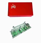 Kristal Masa İsimliği Kalemli Ofis Hediyesi M212 YEŞİL