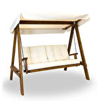 PERA 2000 Ahşap Bahçe Ters Balkon Salıncağı