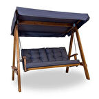 PERA 2000 Ahşap Bahçe Teras Balkon Salıncağı