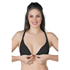 Siyah Mı Emay 187 B Önden Açılır Balenli Sporcu Sütyen