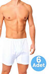 Uniquetrenders Erkek Rahat Kesim Paçalı Pamuklu Külot Boxer 6'lı Set