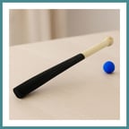 Trendexa Ahşap Beyzbol Sopası 65 cm (Boyalı) MAC