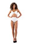 Kadın Beyaz Seamless String Korse 2054