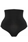 Kadın Çift Kat Yüksek Bel Çıtçıtlı Külot Korse Siyah 2019