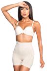 Kadın Ten Düşük Bel Ince Boxer Korse 7027