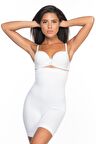 Beyaz Yüksek Bel Kısa Paçalı Korse 2007