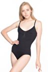 Kadın Siyah Seamless Slip Body Boy Korse 2012