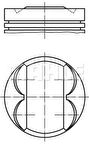 Mahle-Knecht-Behr 011PI00113000 Motor Piston Segman Komple STD Opel – Chevrolet 1.2 – A12XER 55571101