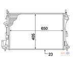 Mahle-Knecht-Behr CR40000S Motor Su Radyatörü Brazing Vectra C Signum Z16Xe Z18Xe 24418338