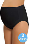 Uniquetrenders Kadın Pamuklu Esnek Hamile Ve Lohusa Külot 3'lü Set