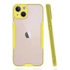 İphone 14 Plus Kılıf Platin Silikon - Sarı