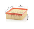 MANN C2192 Hava Filtresi 206 1.9D 2.0 HDI 2.0 16V Xsara 1.9D 2.0 16V Xsara Picasso 98-04 1444.J3