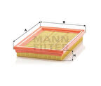 MANN C2748 Hava Filtresi Ford Fiesta IV 1.25I 16V 75Hp 01 96-04 02 YS619601AA