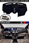 FORD CONNECT 2013-2020 MODEL İÇİN TORPİDO KORUMA HALISI SİYAH RENK SİYAH KENAR