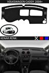VOLKSWAGEN CADDY 2004 MODEL ve ÜSTÜ İÇİN TORPİDO KORUMA HALISI SİYAH RENK SİYAH KENAR