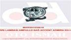 Mars 530618 Sis Lambası Sağ Hyundai Accent 2003-2006 Admira Kasa HYUNDAI