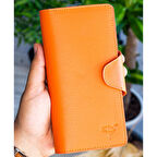 Garbalia Martha Hakiki Deri Unisex Portföy Cüzdan