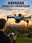 Katlanabilir Çift Kameralı Drone Uzaktan Kumandalı Hava Aracı