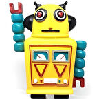 Decotown Nostaljik Sevimli Uzaylı Robot Şeklinde Figür Biblo