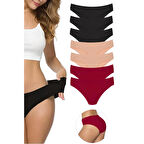 7 Adet Kadın Dikişsiz Lazer Kesim Esnek İz yapmayan Külot S11