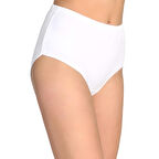 Tutku Kadın Yüksek Bel Bato Kalın Lastik Külot Ten