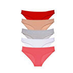 5 adet Süper Eko Set Likralı Kadın Slip Külot 525