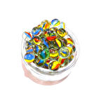 50 Adet Karışık Renk Cam Misket Bilye Oyuncak Cam Bilya Gülle