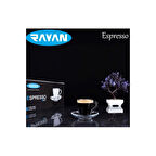 Rayan 6'lı Espresso Bardak Seti