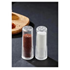 2'li Mika Kristal Tuzluk Biberlik Şefaf Royaleks-AMS-033