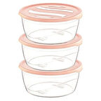 Çankaya 3'lü Karizma Yuvarlak Saklama Kabı ÇNK-2149